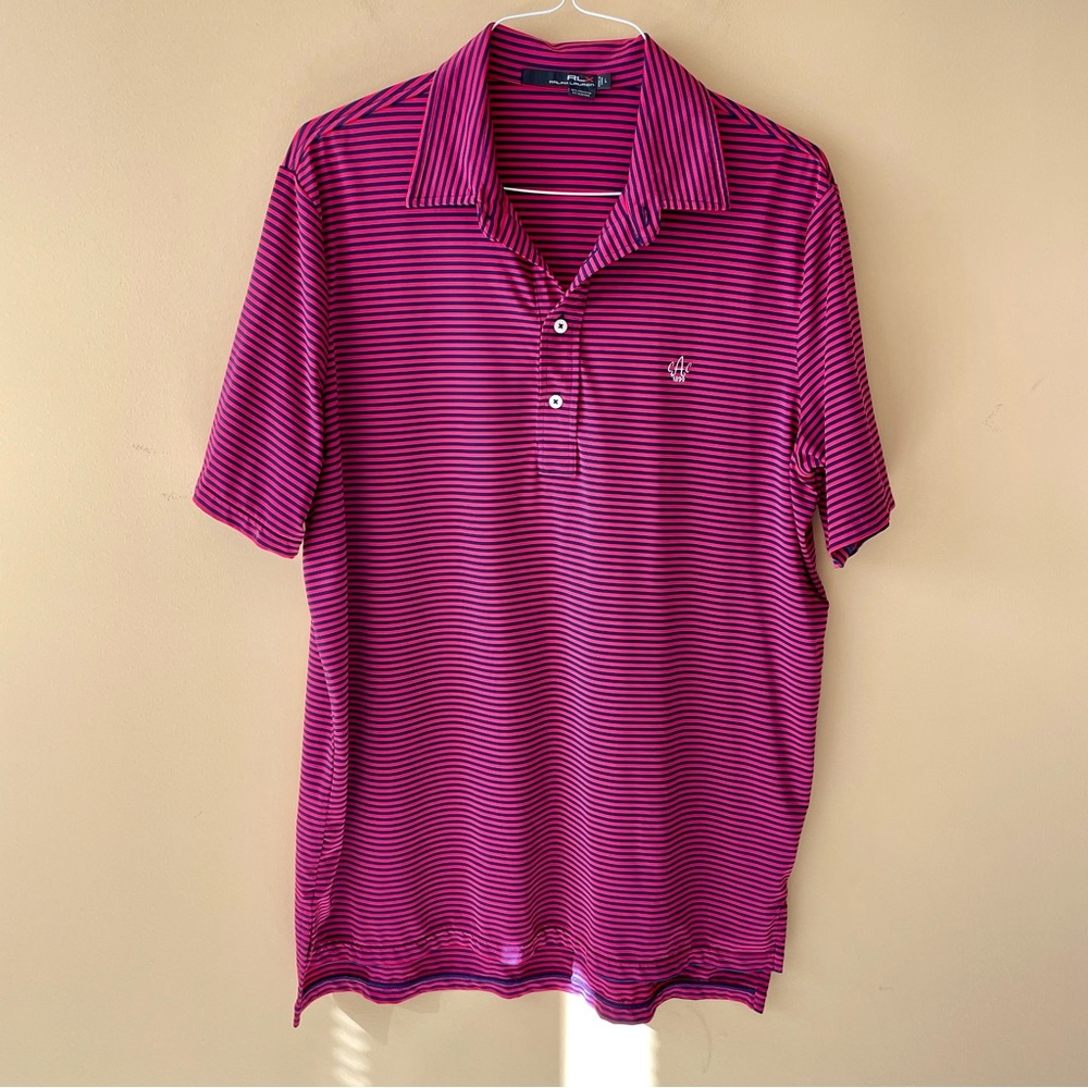 🔻LAST CHANCE🔻 RALPH LAUREN RLX Austin Country Club Striped Golf Polo - Picture 2 of 8